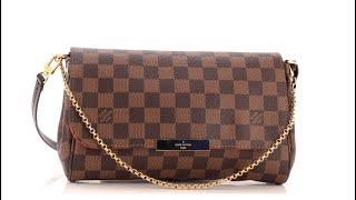 DAMIER EBENE FAVORITE MM louisvuitton marquitalvluxury lvfavoritemm [upl. by Aizirtap578]