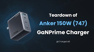 Teardown of Anker 150W GaNPrime 747 Charger 3C1A [upl. by Schoof]