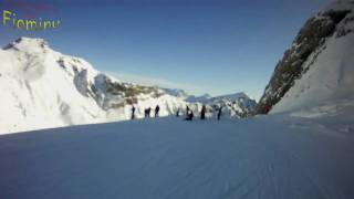 Skiing in Marmolada  La Bellunese  Marmolada Malga Ciapela [upl. by Anima]