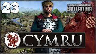 THE NORMAN INVASION BEGINS Total War Saga Thrones of Britannia  Cymru Campaign 23 [upl. by Aubreir]