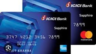 icicibank SAPPHIRO DUAL Credit Card Unboxing [upl. by Paff]