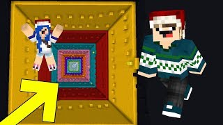 CAÍMOS NESSE BURACO COLORIDO MINECRAFT THE DROPPER [upl. by Tryck]