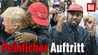 Kanyes skurriler Auftritt bei Trump im Oval Office [upl. by Llehctim]