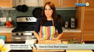 How to Chop Beet Greens [upl. by Norahs]