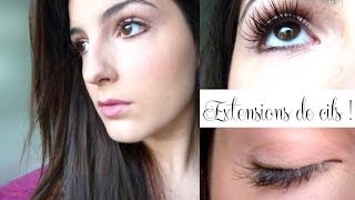 Les extensions de cils  La pose amp lentretien [upl. by Assereht]