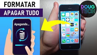 Como FORMATARAPAGAR TUDO em iPhone Antigo [upl. by Ralaigh]