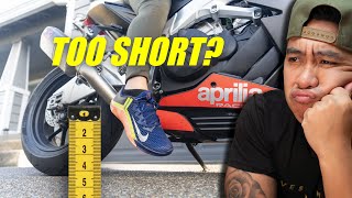 Short Rider Tips from a Short Sportbike Rider [upl. by Roma]