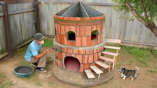 Build dreamy dog house with mini garden for your dogs [upl. by Anasiul]