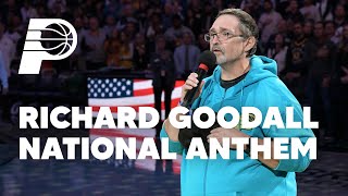 AGT Winner Richard Goodall Sings National Anthem at Pacers vs Heat Game [upl. by Regazzi914]