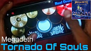 Megadeth  Tornado Of Souls drums only Real Drum [upl. by Bierman275]