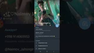 TELEGRAM PROFILGA VIDEO QOYISH [upl. by O'Neill]