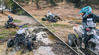 SUZUKI LTR 450 amp KFX 450R OFF ROAD TEST [upl. by Hsirrehc956]