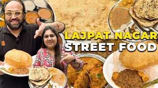 Mohalla Aapka LAJPAT NAGAR  Chole Bhature Rawa Masala Dosa Dolma Aunty Momos Dhabi Wali Thali [upl. by Sirod]