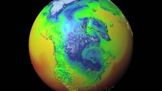 Surface Air Temperature over North America JanuaryFebruary 2014 [upl. by Honoria]