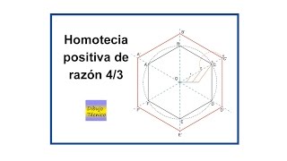 Homotecia positiva de razón 43 [upl. by Ayarahs663]