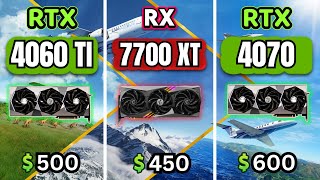 RTX 4060 Ti vs RX 7700 XT vs RTX 4070  Ultimate GPU Battle [upl. by Wong930]