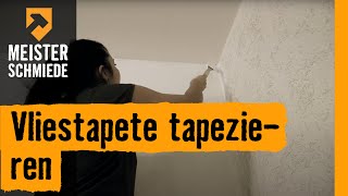 Vliestapete tapezieren Planung amp Untergrundvorbereitung  HORNBACH Meisterschmiede [upl. by Latsirc]