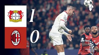 Morata goes close but its a defeat  Bayer Leverkusen 10 AC Milan  Highlights Champions League [upl. by Animor]