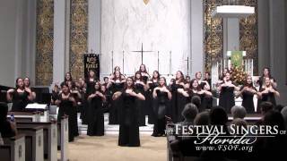 Bring me little water Silvy performed by The Festival Singers of Florida [upl. by Petulia]