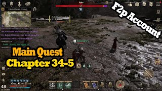 Main Quest Chapter 345 quotBoss Italoquot l Low Accuracy l No Epic WSMount l F2p l Night Crows [upl. by Stover]