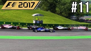 ONGELUK IN DE TWEEDE BOCHT  F1 2017 Career Mode 11 Grand Prix Hongarije [upl. by Derte]