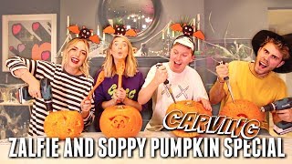 ZALFIE AND SOPPY PUMPKIN CARVING SPECIAL [upl. by Gibbon473]