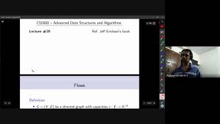 CS5800 ADSA  Lec 39  Max flow problem and Min cut problem– part 1 [upl. by Thibaut]