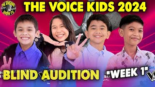 The Voice Kids Philippines 2024 Week 1 Blind Audition September 15  The Singing Show TV [upl. by Erdna]