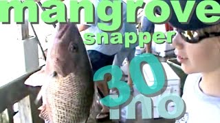 BOAT FISHING  quotMANGROVE SNAPPERquot Port OConner Texas [upl. by Uziel765]