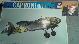 Caproni Ca 311 172  Italeri  Retro Unboxing [upl. by Elisabeth]