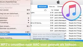 MP3 bestanden omzetten naar AAC met iTunes [upl. by Kehr591]