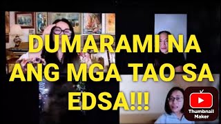 DUMARAMI NA PO ANG MGA TAO SA EDSA [upl. by Leandra457]