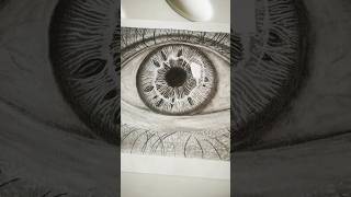 Hyper realistic eye drawing eyeartdrawing [upl. by Getter]