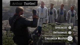 Red Dead Redemption 2  Polite Arthur Morgan LOVES TURTLES [upl. by Coniah]