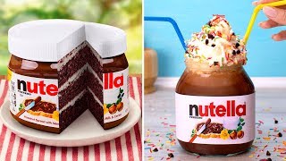 4 postres de Nutella simplemente Geniales [upl. by Nyrad]