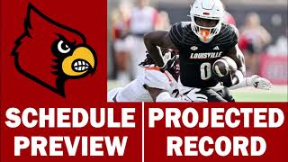 Louisville Football 2024 Schedule Preview amp Record Projection [upl. by Maletta]