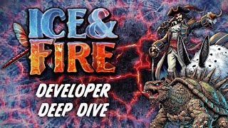 ICE AND FIRE DEVELOPER DEEP DIVE👀  Cards the Universe and Everything CUE [upl. by Maillw]