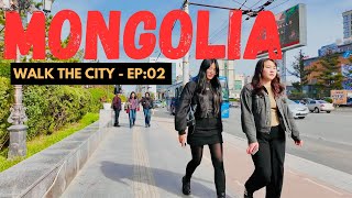 MONGOLIA Ulaanbaatar  Walk The City  EP02 [upl. by Ahsehat]