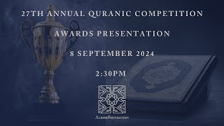 Quran Competition 2024 Awards Ceremony [upl. by Ahsilra]