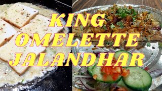 INDIA FASTEST OMELETTE MAKING  BREAD CHEESE OMELETTE  KING OMELETTE  JALANDHAR PANJAB [upl. by Crifasi509]