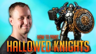 Duncan Rhodes How to paint a Hallowed Knights Annihilator for Age of Sigmar Dominion [upl. by Matlick689]