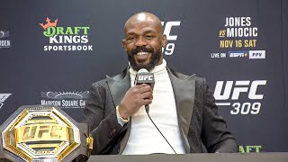 Jon Jones PostFight Press Conference  UFC 309 [upl. by Munroe]