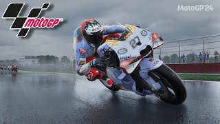 MotoGP 24  British Sprint Race  Gresini Racing MotoGP Team Gameplay on Xbox Series S [upl. by Lashond931]