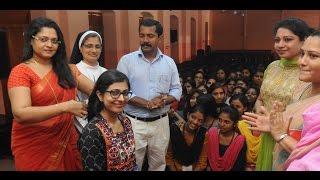 Hair Donation Programme At Thrissur St Marys College By Actress Leona Lishoy [upl. by Adebayo525]