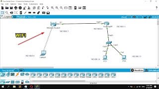 How to Configure Cisco WiFi Router in Cisco Packet Tracer [upl. by Dloreh]