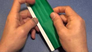 How to Fold an origami YouTube Designed by Jeremy Shafer [upl. by Zola789]