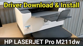 HP Laserjet M211dw Laser Printer Driver Download and Install [upl. by Ruffina572]