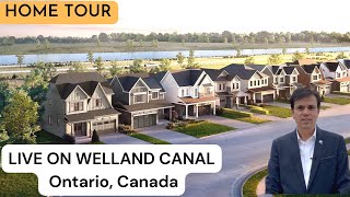 Home Tour New Homes in Welland Niagara Ontario Canada  Homes in Canada Tabish Khan Real Estate [upl. by Ardnad526]