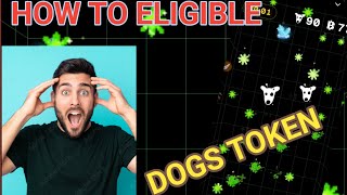 How To Eligible Criteria Dogs Token In Blum Drop Game  Dogs Token Claim [upl. by Lrigybab637]