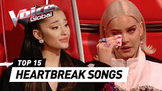 💔 EMOTIONAL HEARTBREAK songs on The Voice [upl. by Wolsniw]